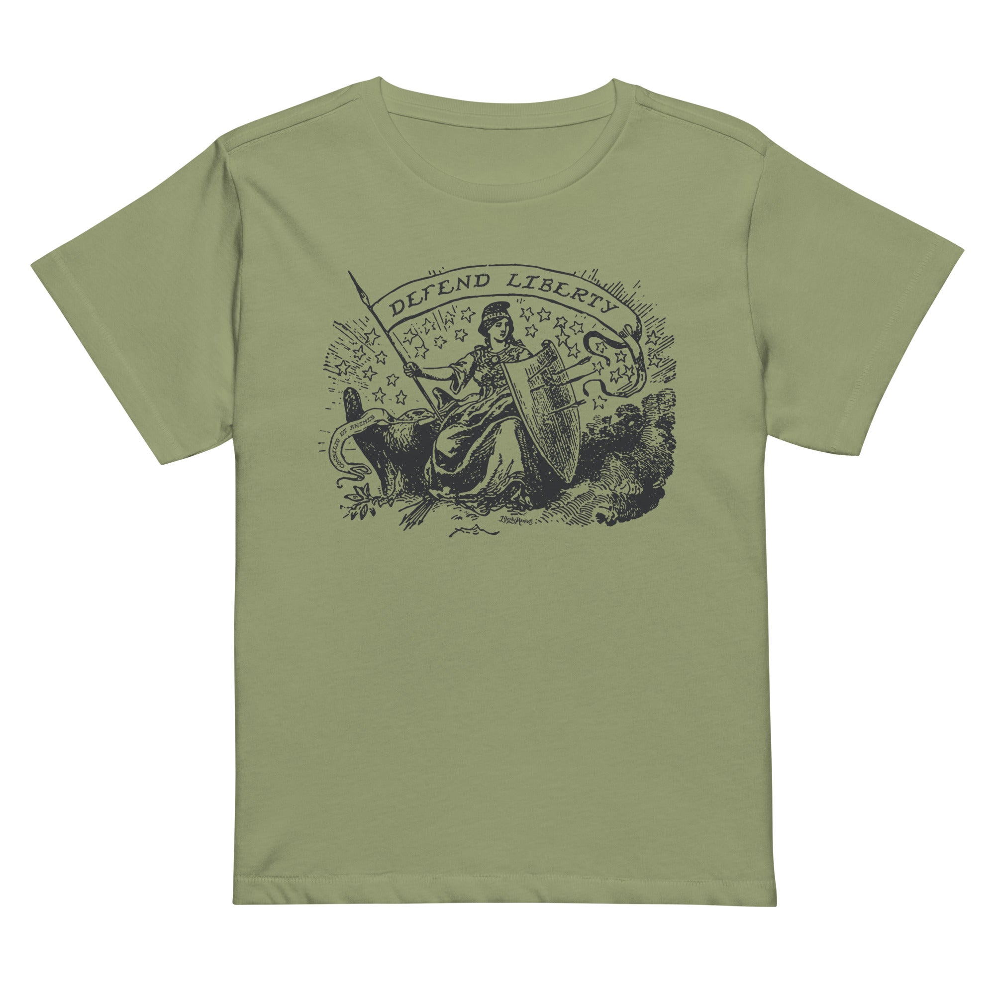 Defend Liberty Women’s high-waisted t-shirt