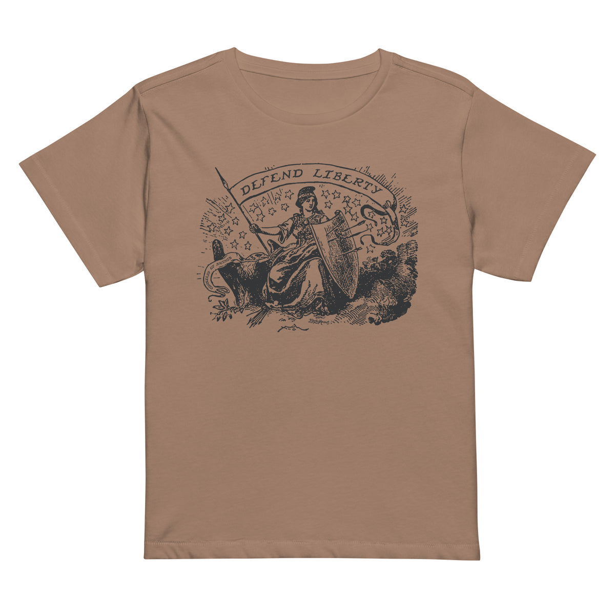Defend Liberty Women’s high-waisted t-shirt