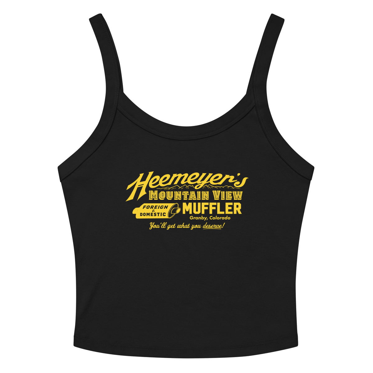 Heymeyer&#39;s Moutain View Muffler Women’s Micro-rib Tank Top