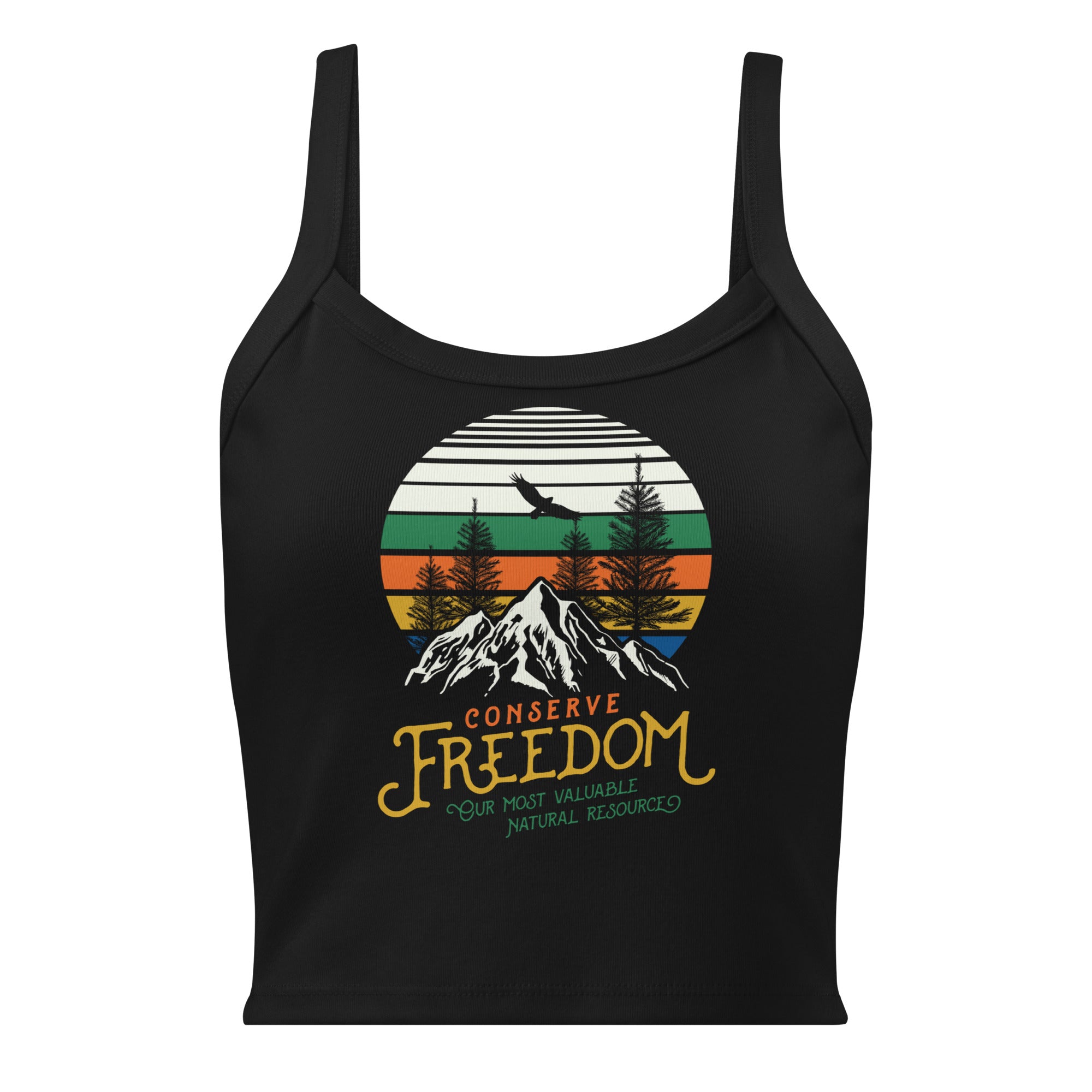 Conserve Freedom Women’s Micro-rib Tank Top