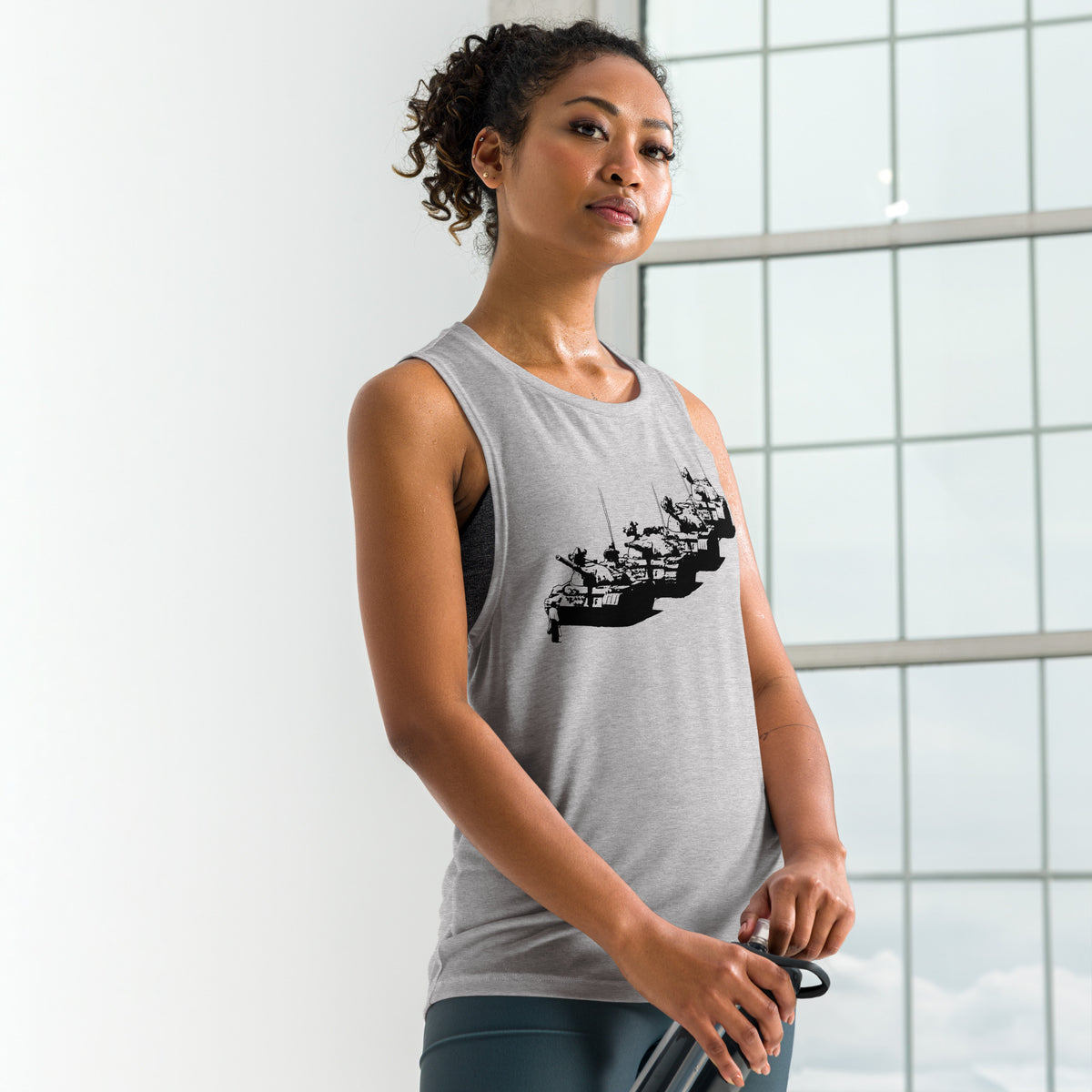 Tank Man Ladies’ Muscle Tank