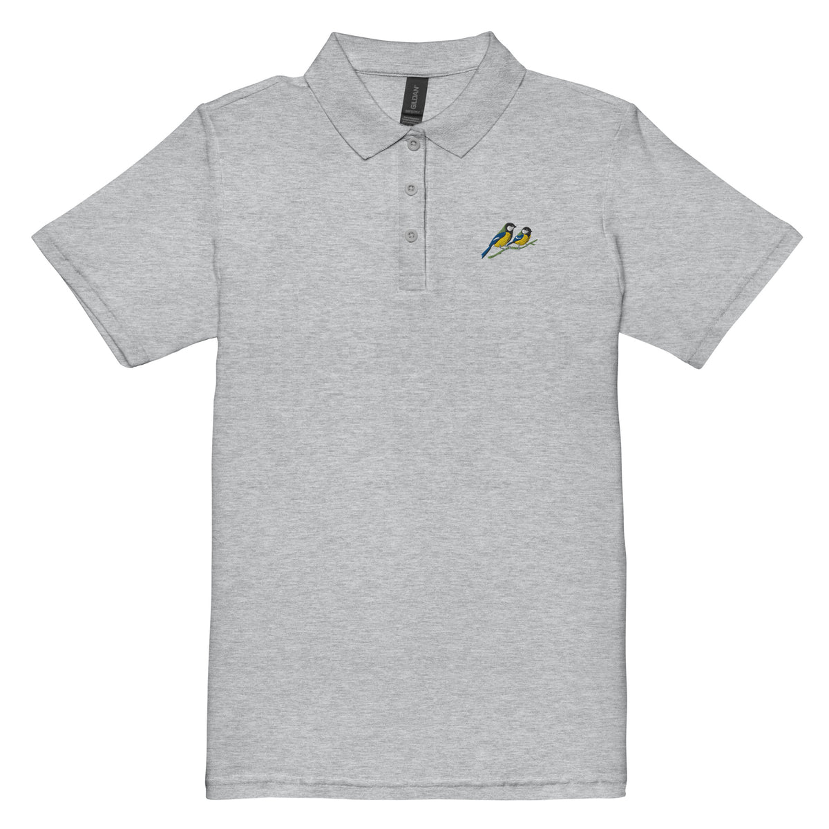 Pair of Great Tits Women’s Pique Polo Shirt