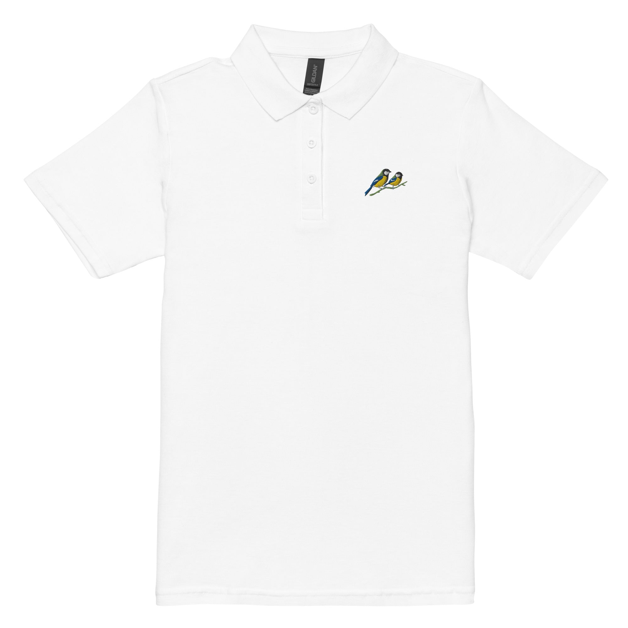 Pair of Great Tits Women’s Pique Polo Shirt