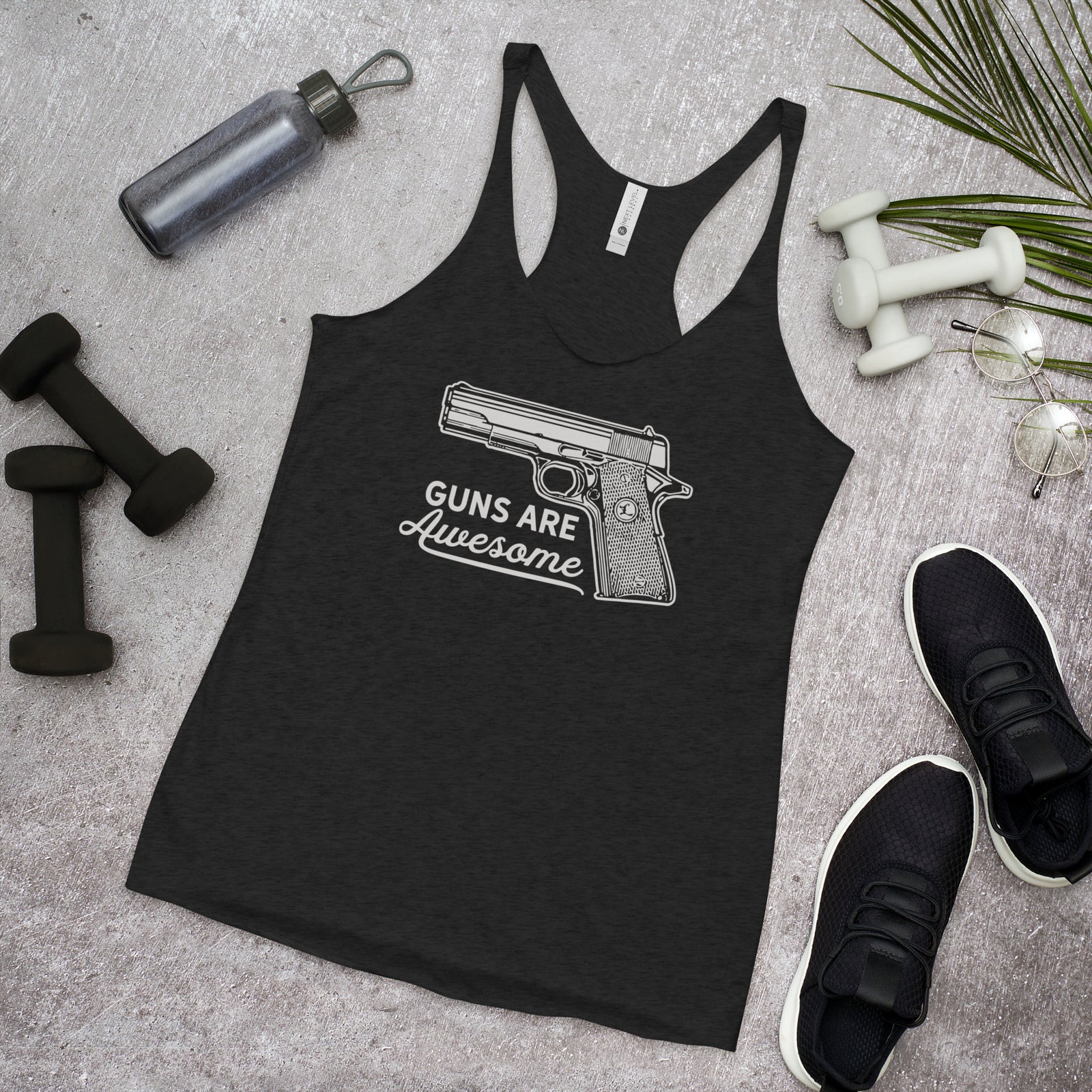 Guns are Awesome Women's Racerback Tank