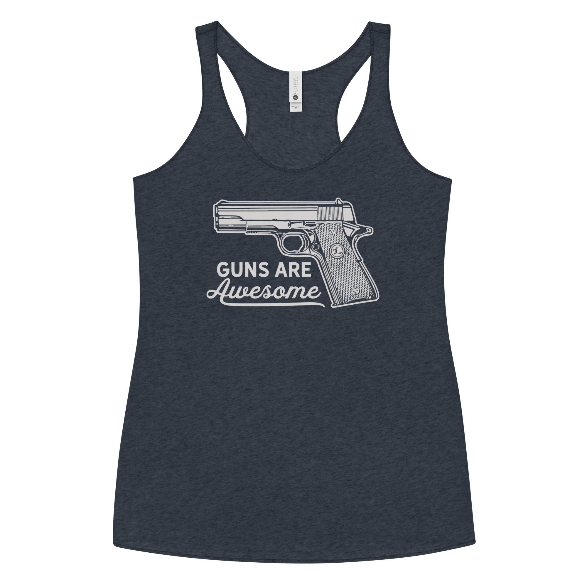 Guns are Awesome Women's Racerback Tank