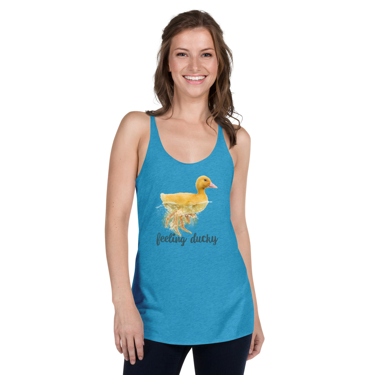 Feeling Ducky Women&#39;s Racerback Tank
