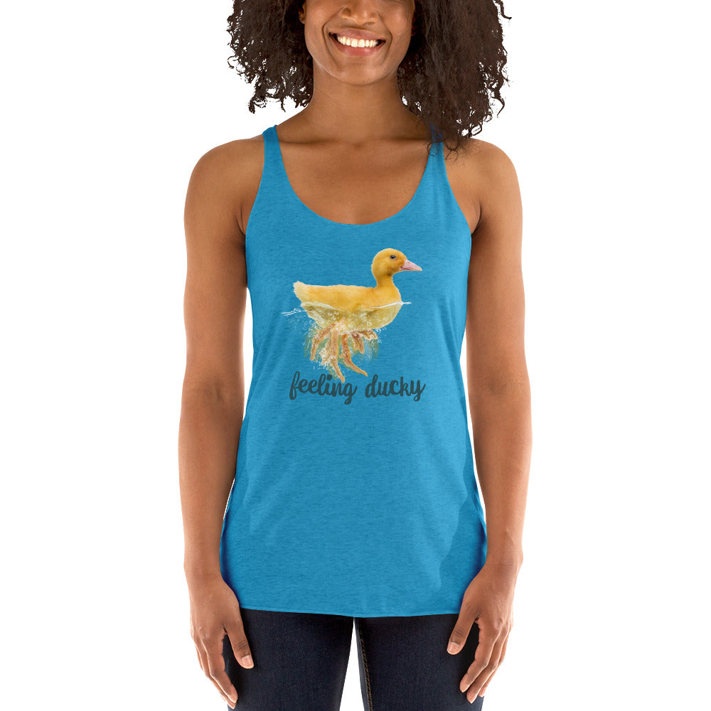 Feeling Ducky Women&#39;s Racerback Tank