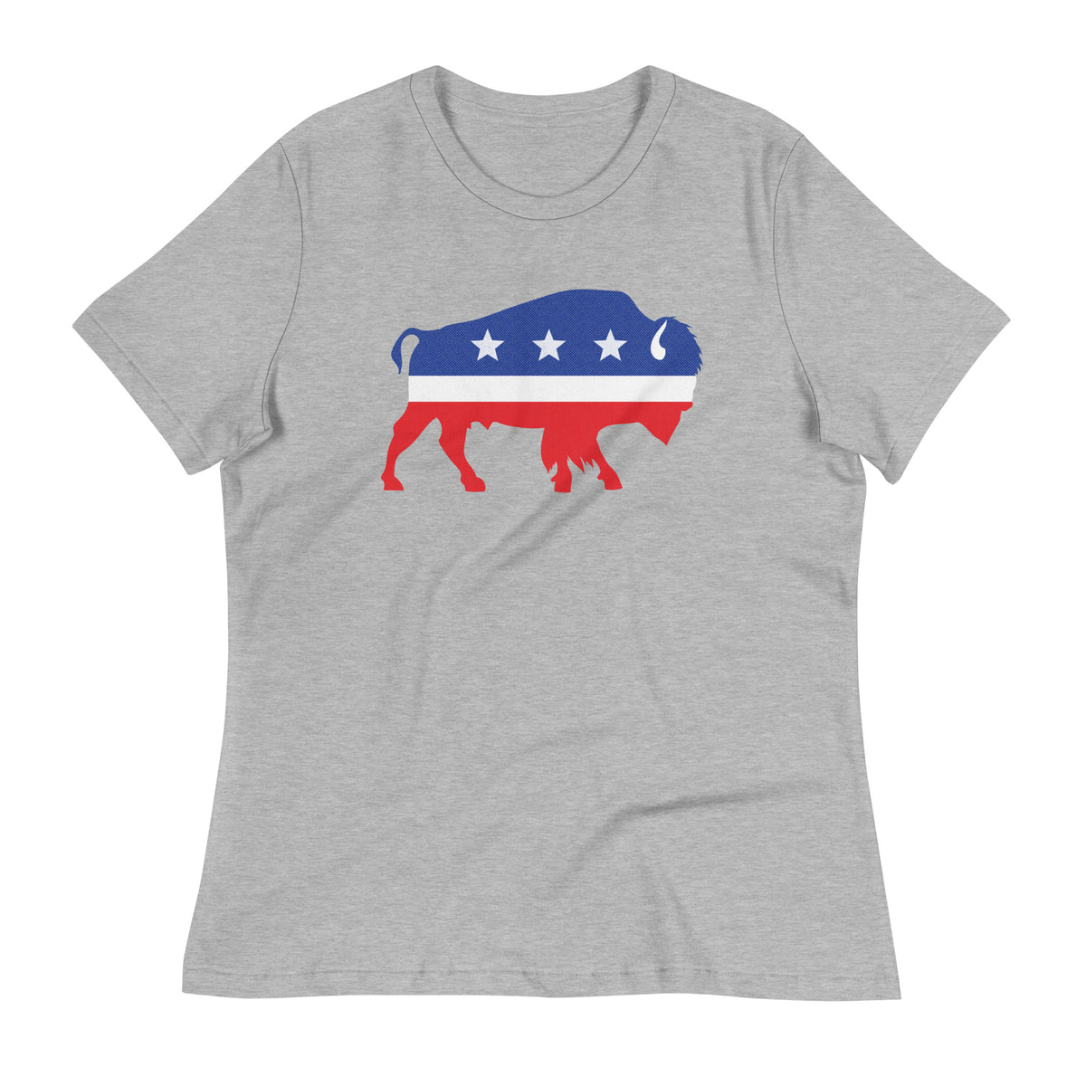 Independent Bison Distressed Women&#39;s Relaxed T-Shirt