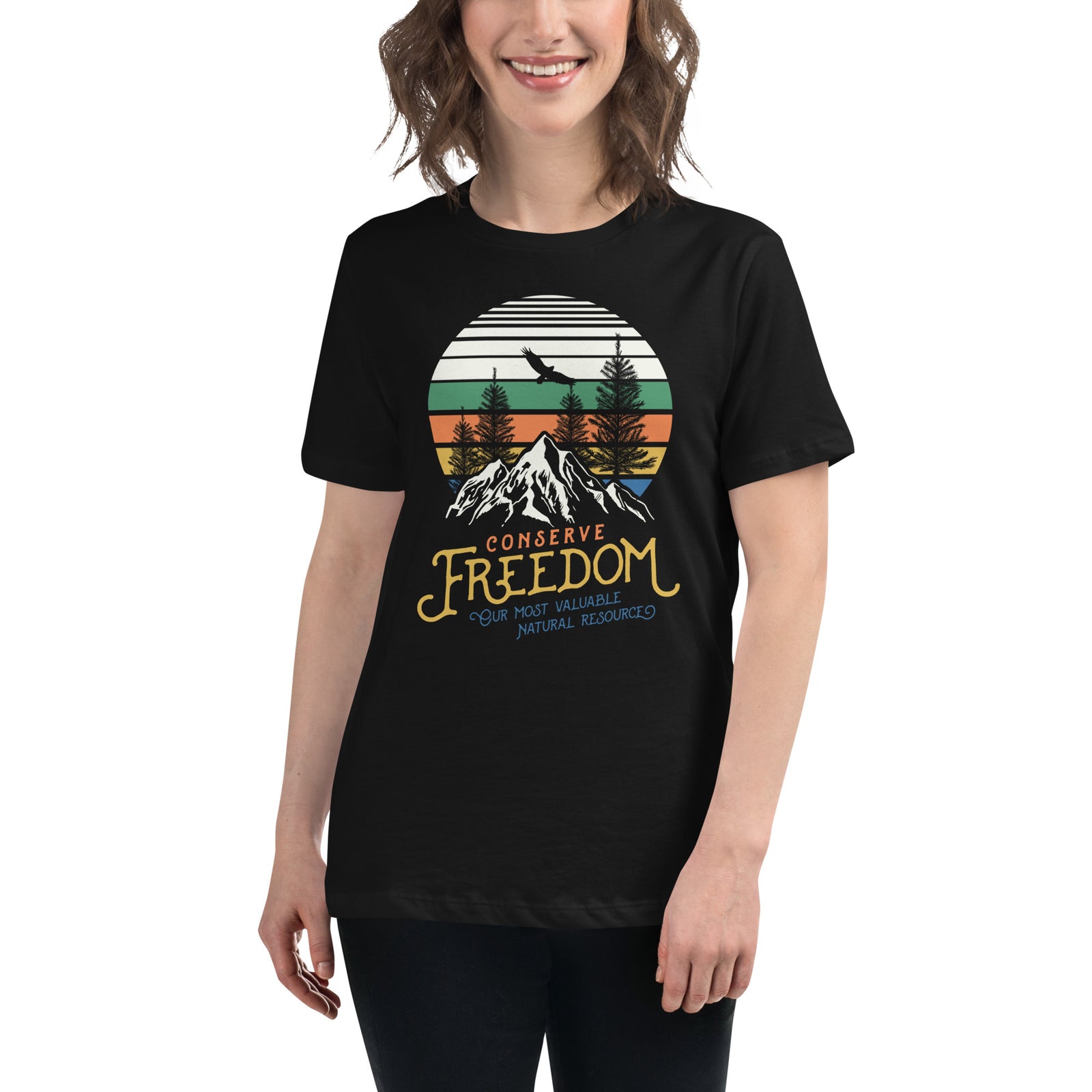 Conserve Freedom Ladies Graphic Tee