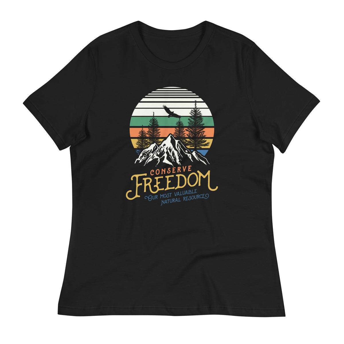 Conserve Freedom Ladies Graphic Tee