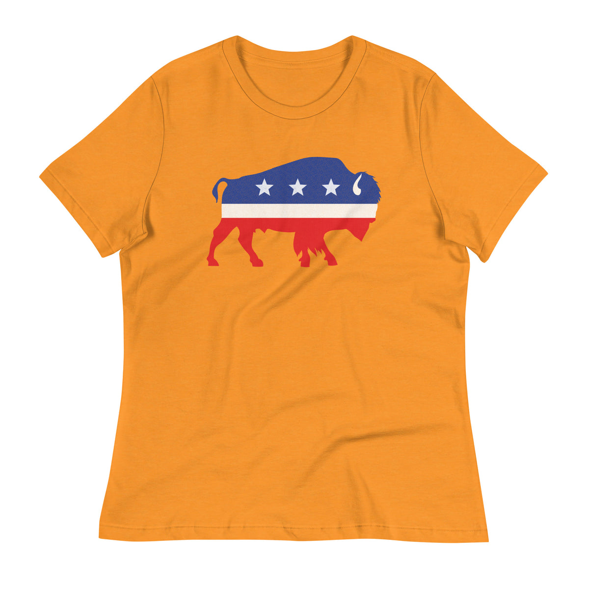 Independent Bison Distressed Women&#39;s Relaxed T-Shirt