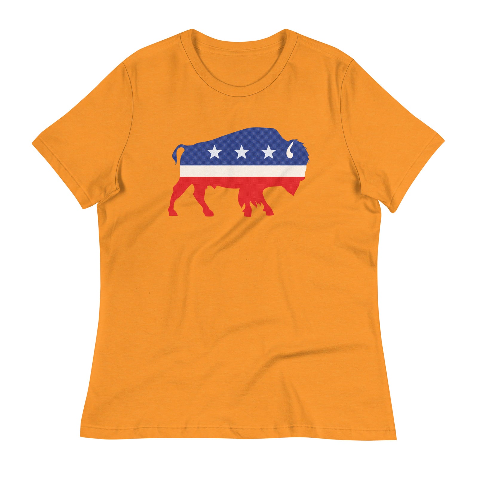 Independent Bison Distressed Women's Relaxed T-Shirt