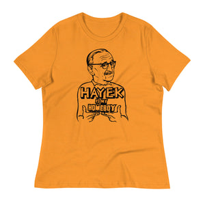 Hayek Is My Homeboy Short Sleeve Women's T-shirt