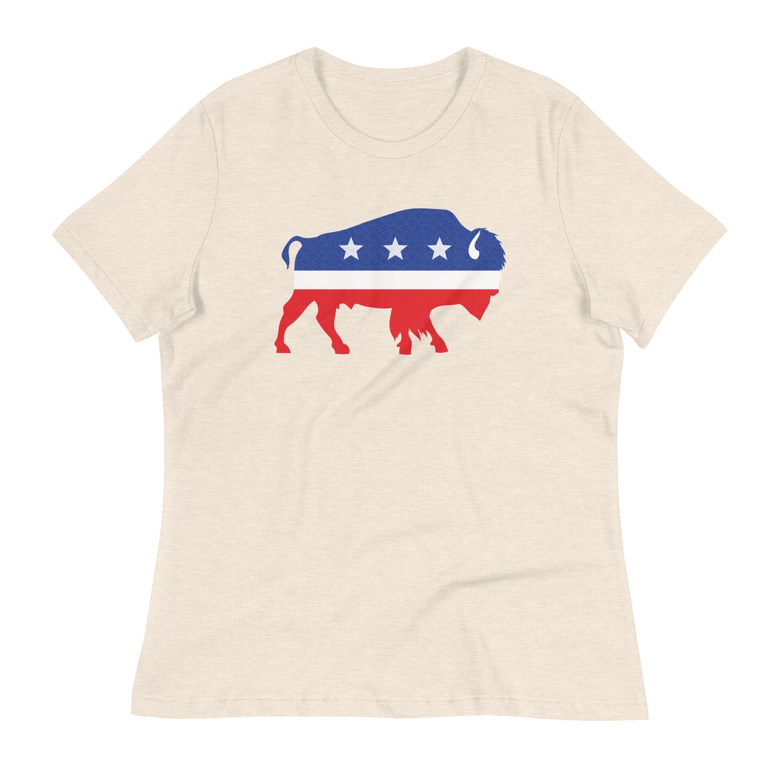 Independent Bison Distressed Women's Relaxed T-Shirt