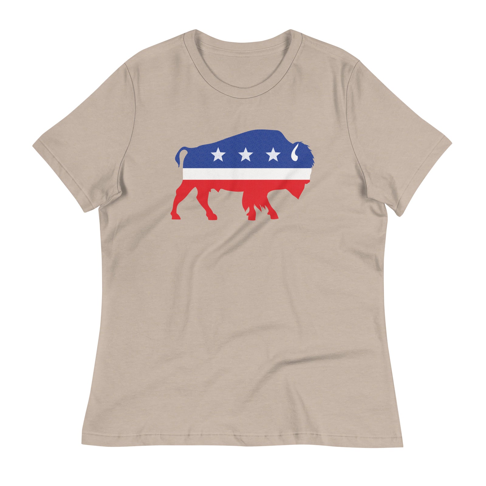 Independent Bison Distressed Women's Relaxed T-Shirt