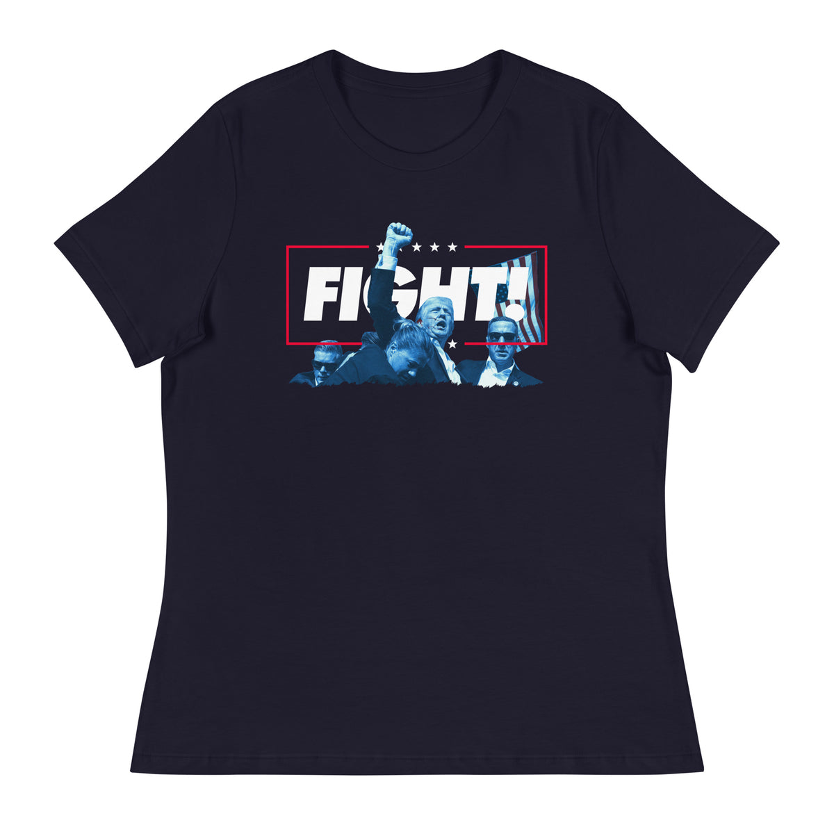 Fight Defiant Trump Women&#39;s Relaxed T-Shirt