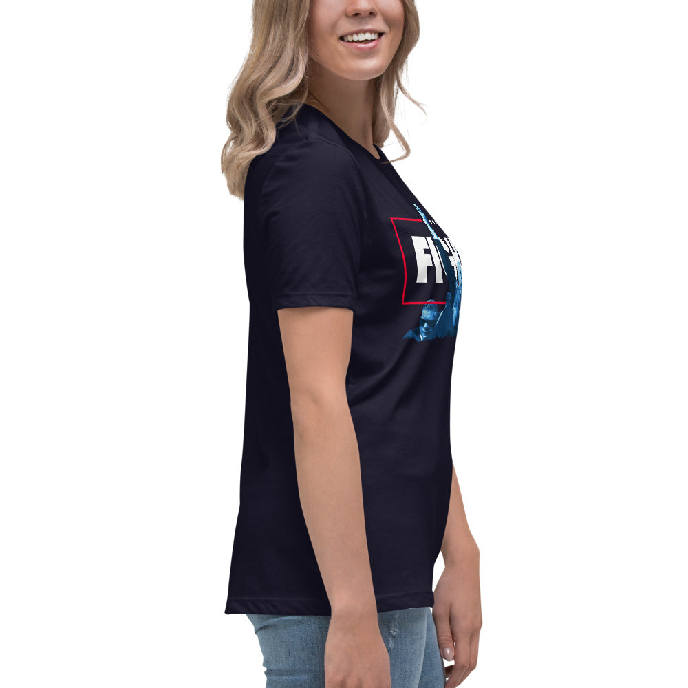 Fight Defiant Trump Women's Relaxed T-Shirt