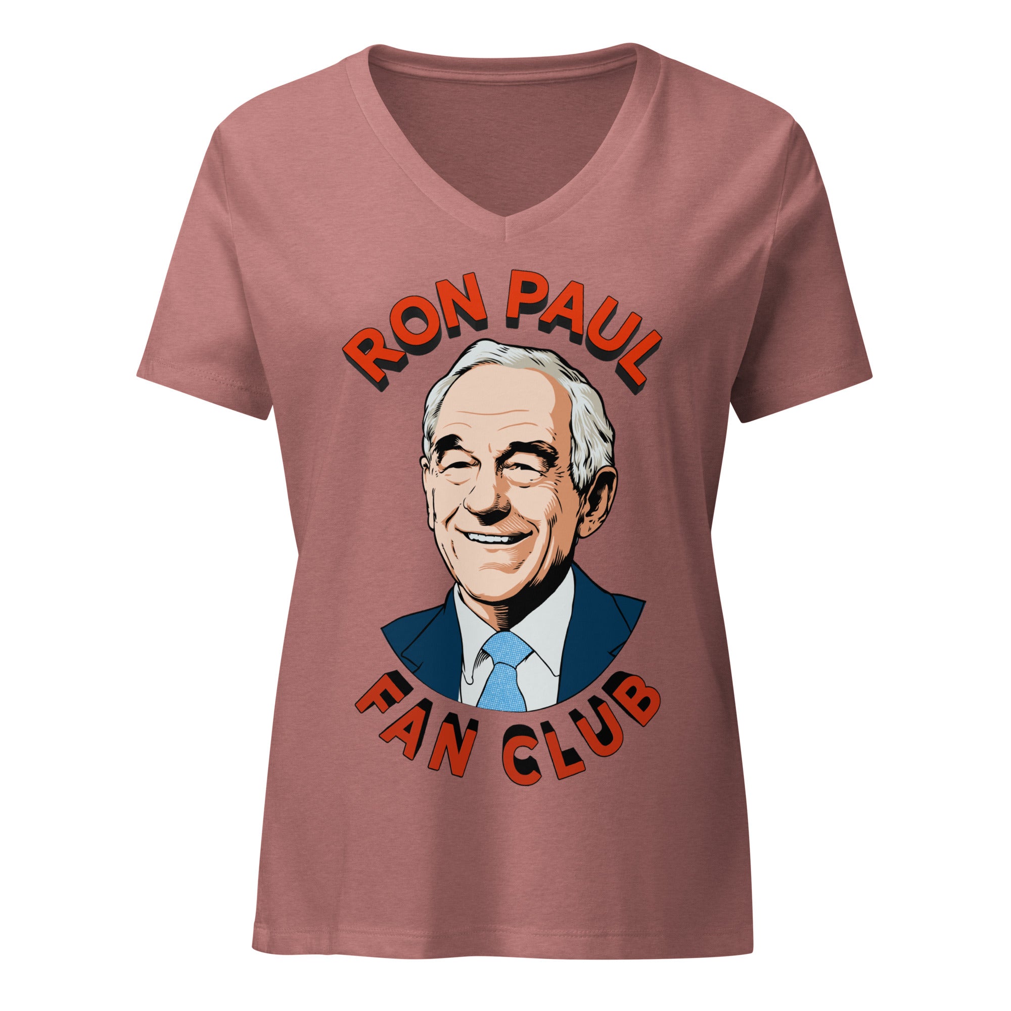 Ron Paul Fan Club Women’s Relaxed V-neck T-shirt