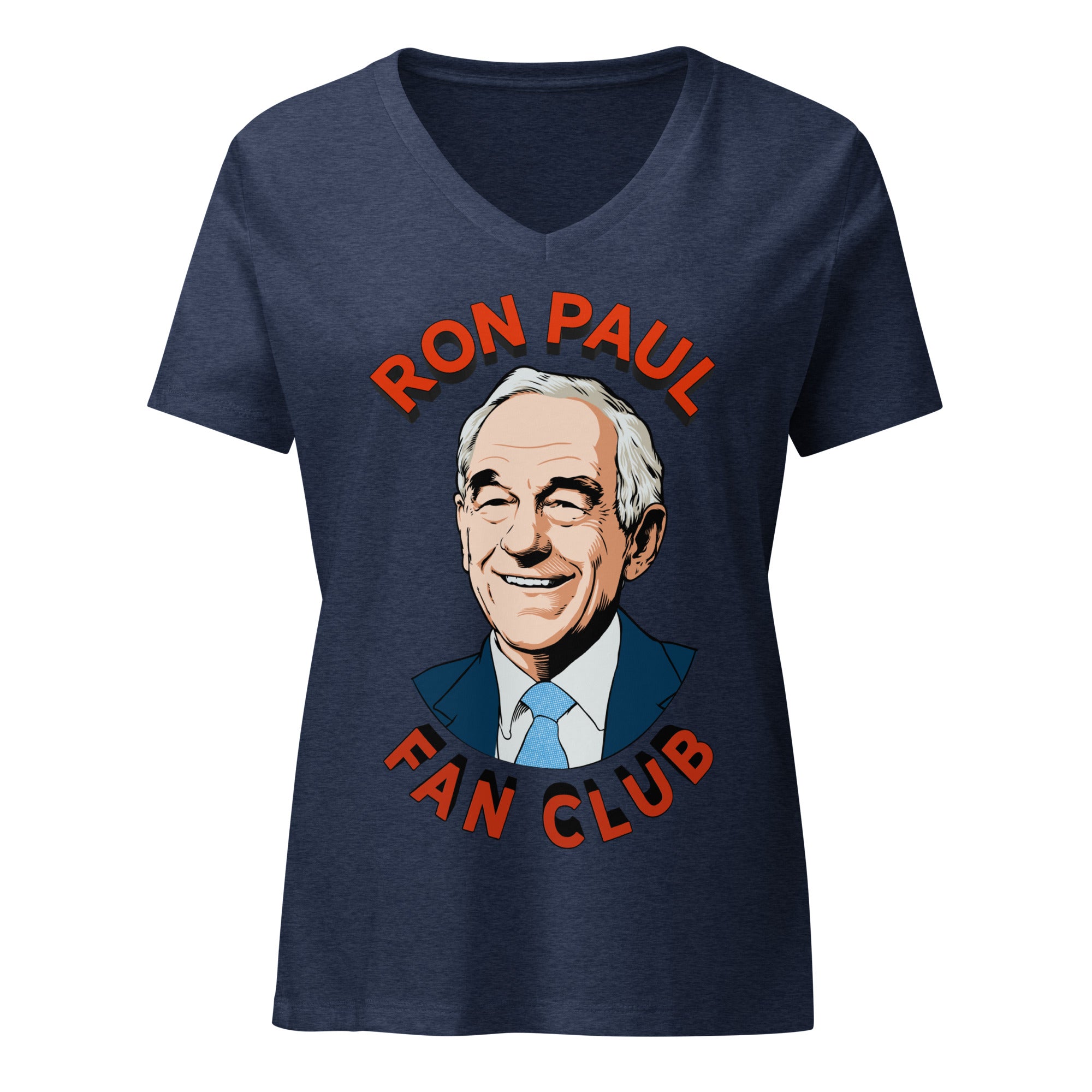 Ron Paul Fan Club Women’s Relaxed V-neck T-shirt