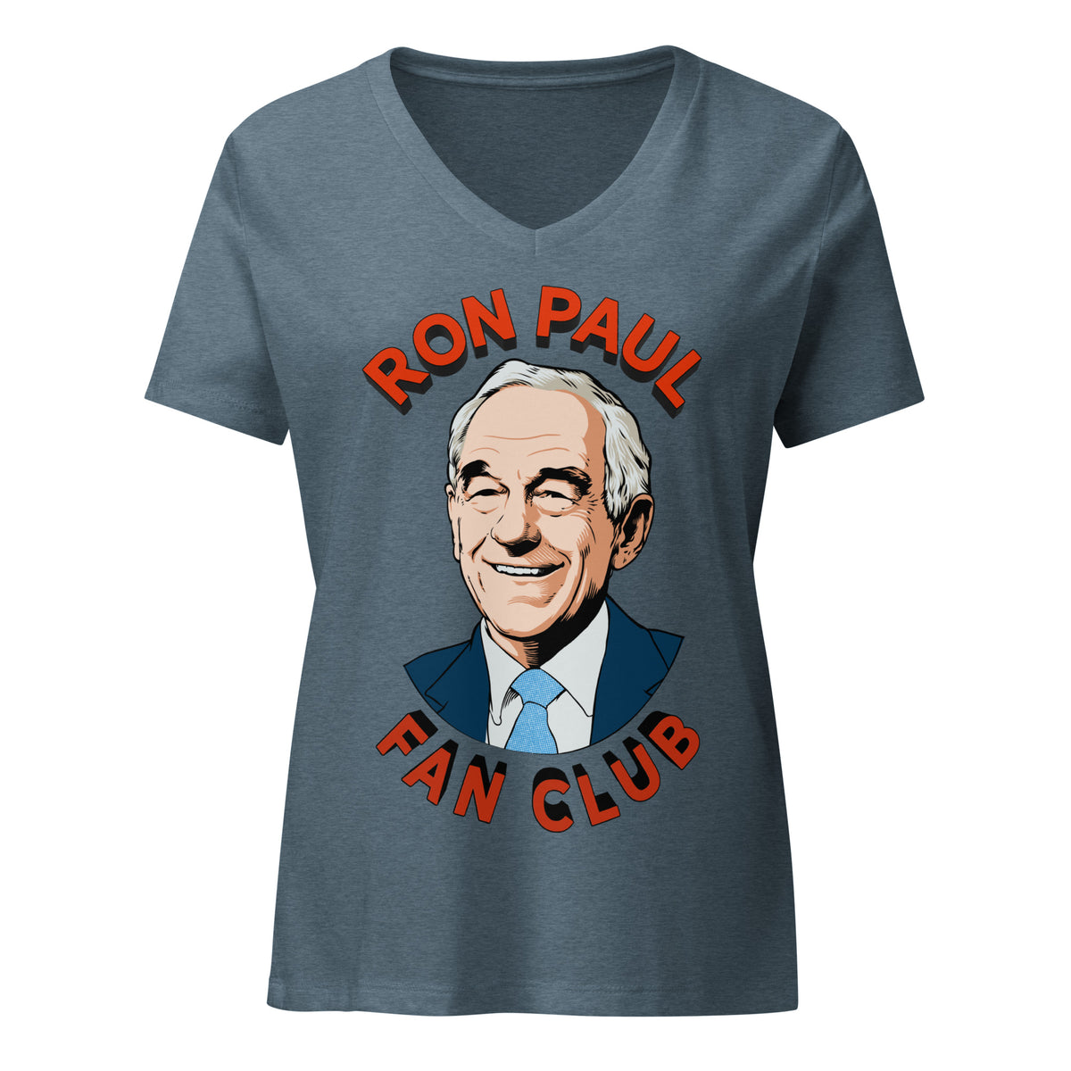 Ron Paul Fan Club Women’s Relaxed V-neck T-shirt