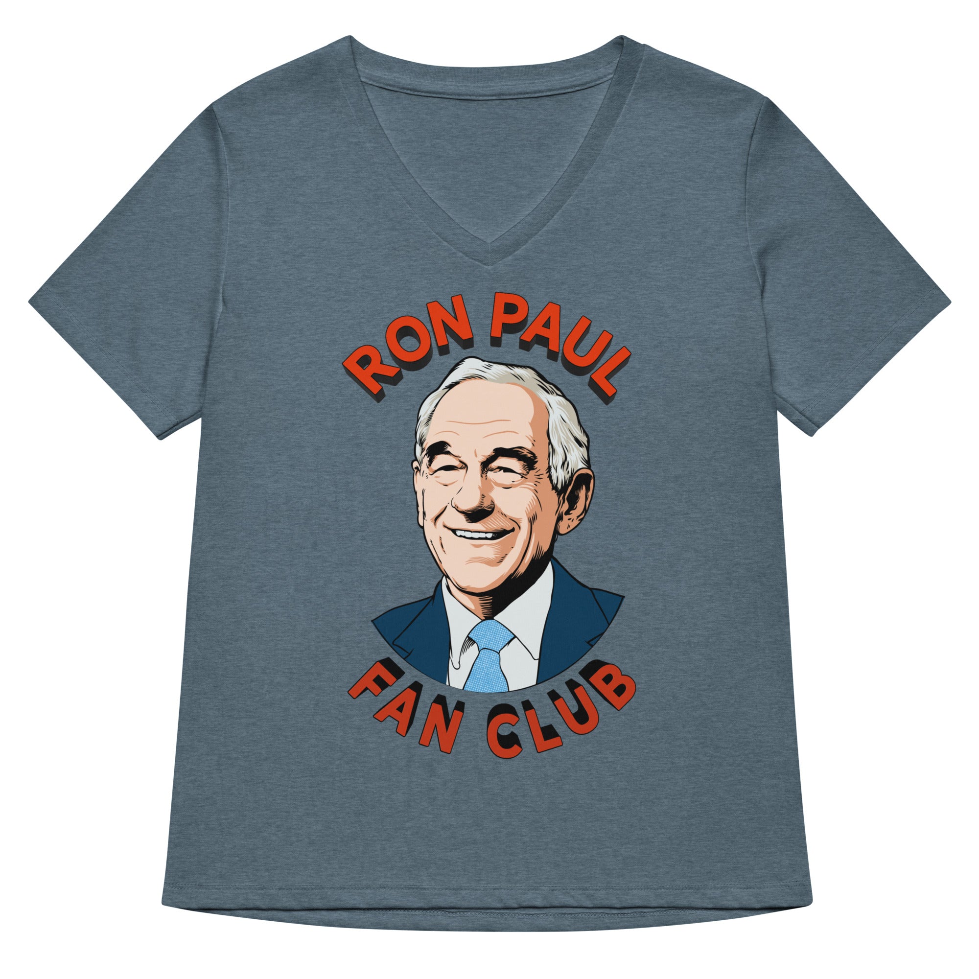 Ron Paul Fan Club Women’s Relaxed V-neck T-shirt