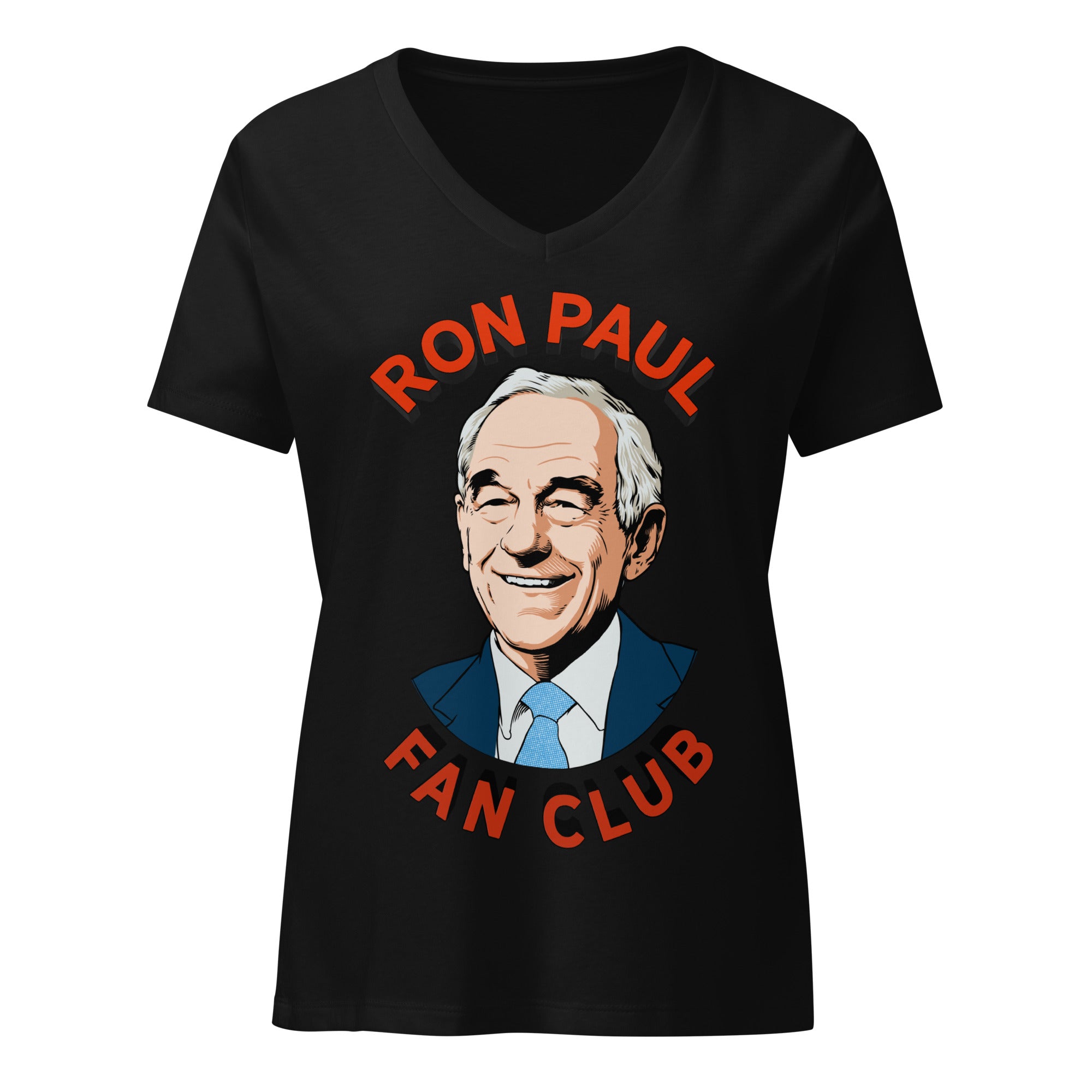 Ron Paul Fan Club Women’s Relaxed V-neck T-shirt