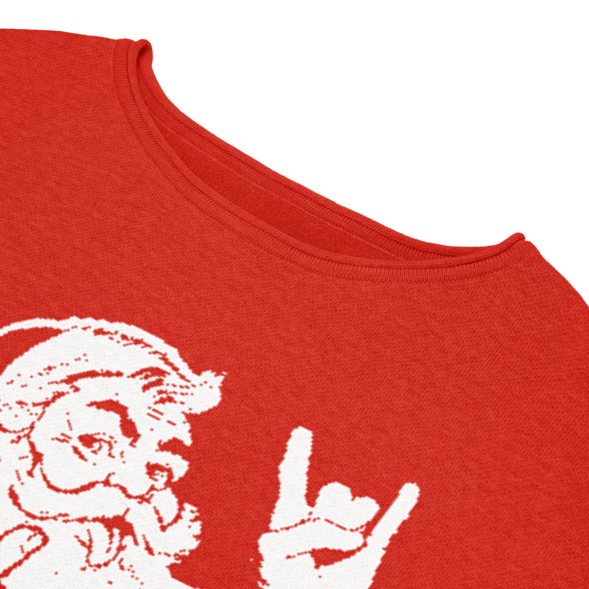 Hail Santa Women’s straight bottom knitted sweater