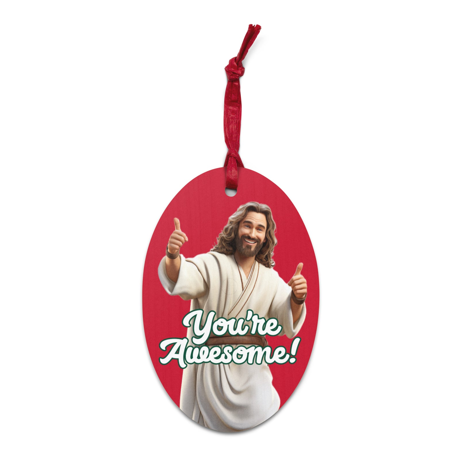 Awesome Jesus Wooden Ornaments