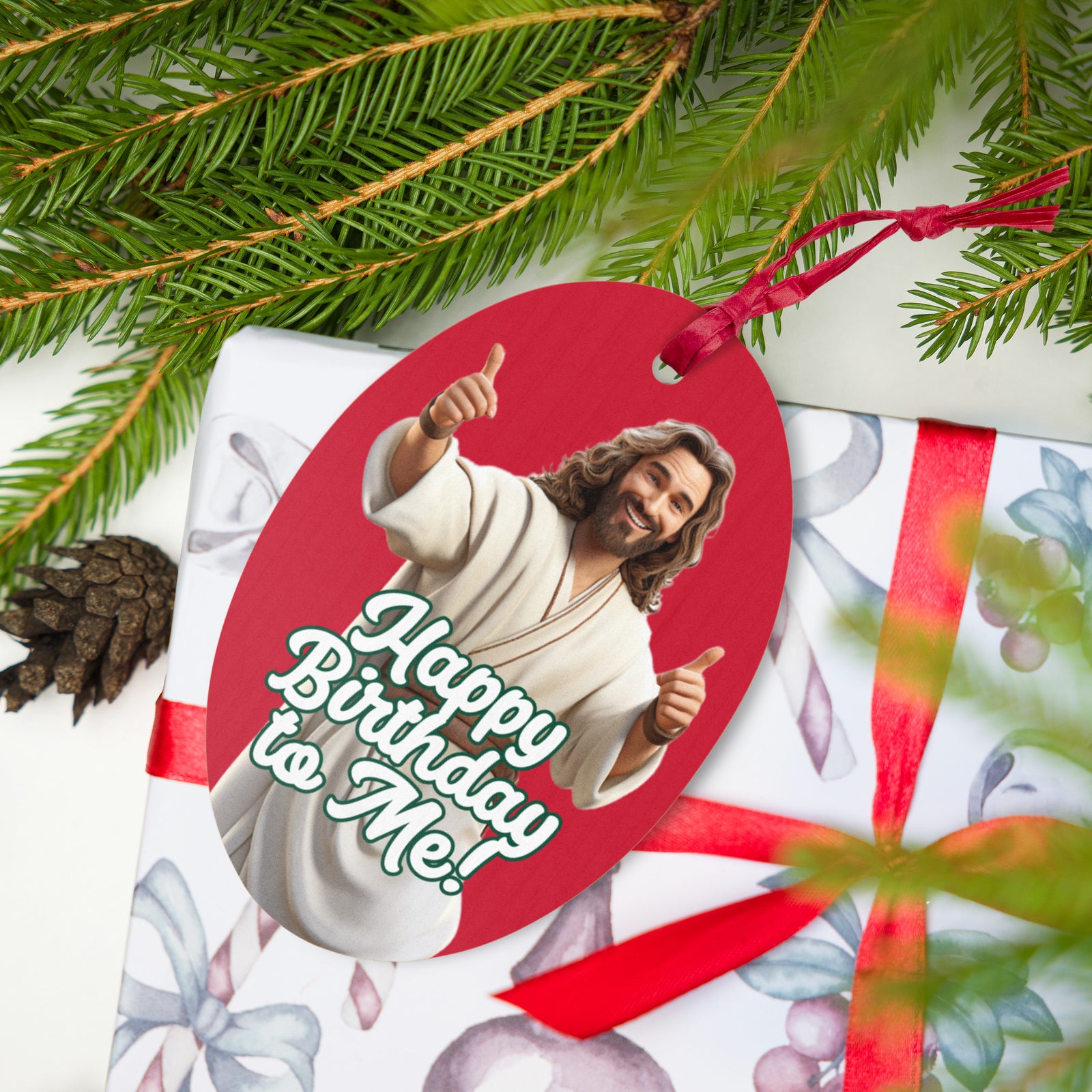 Awesome Jesus Wooden Ornaments