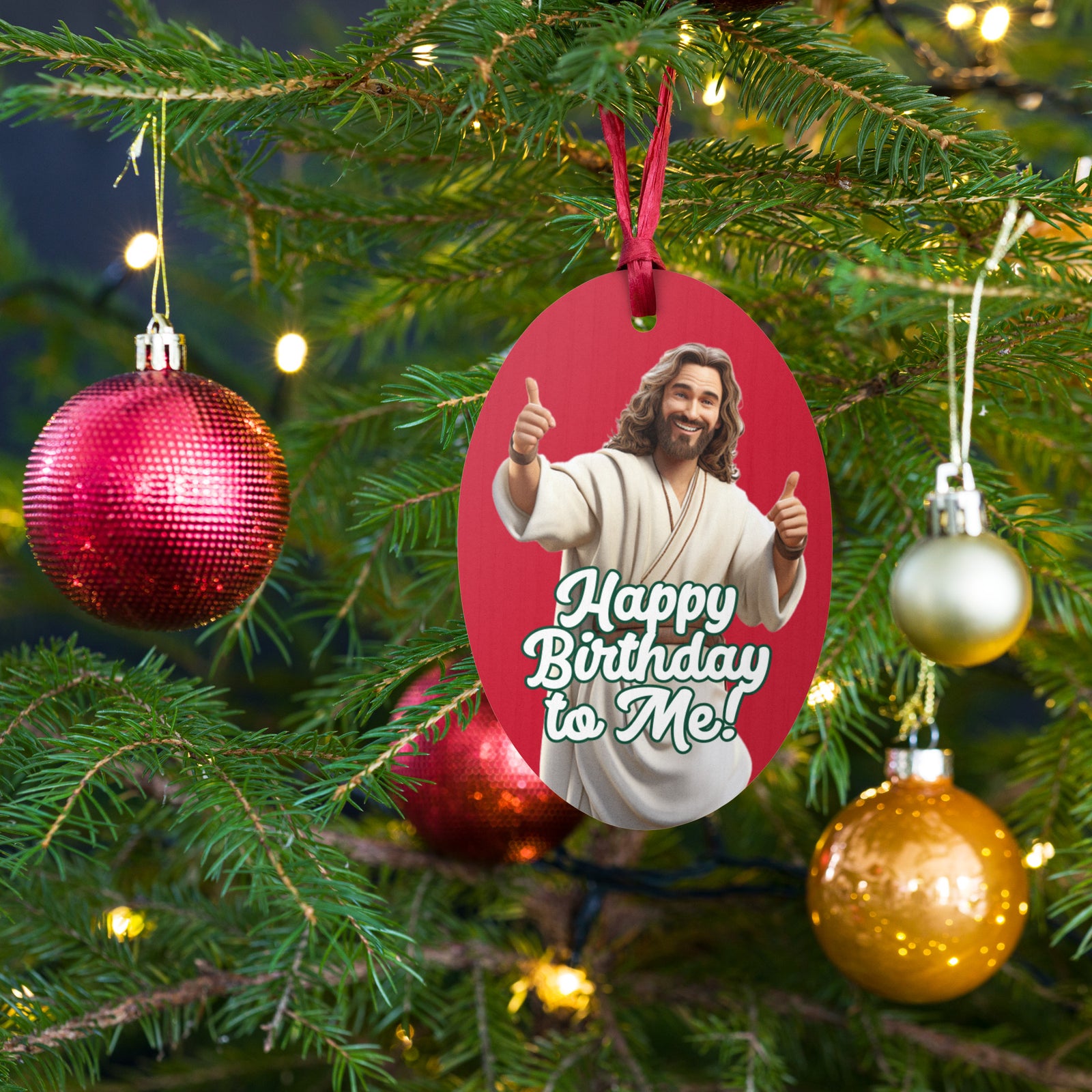 Awesome Jesus Wooden Ornaments