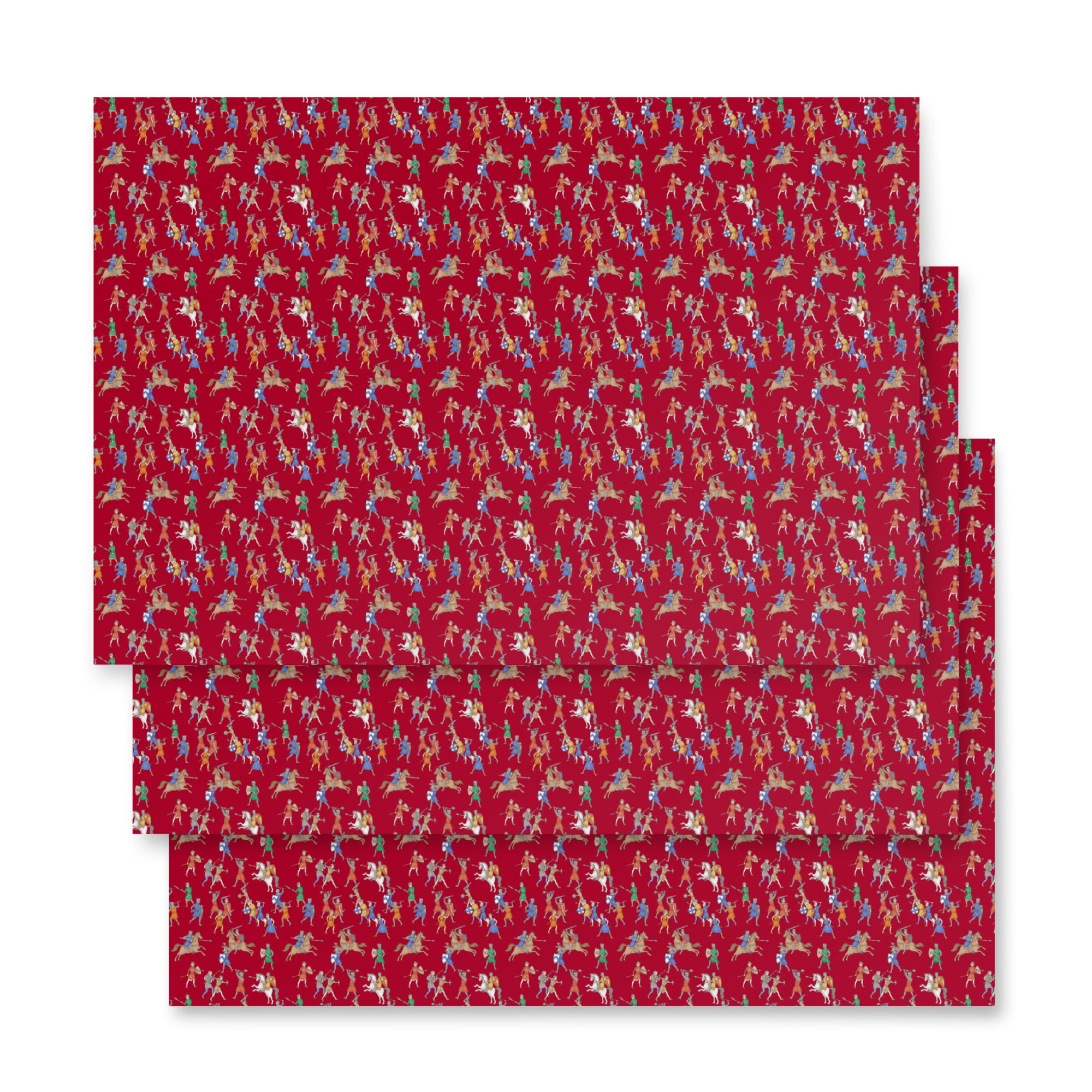 Medieval Battle Wrapping Paper
