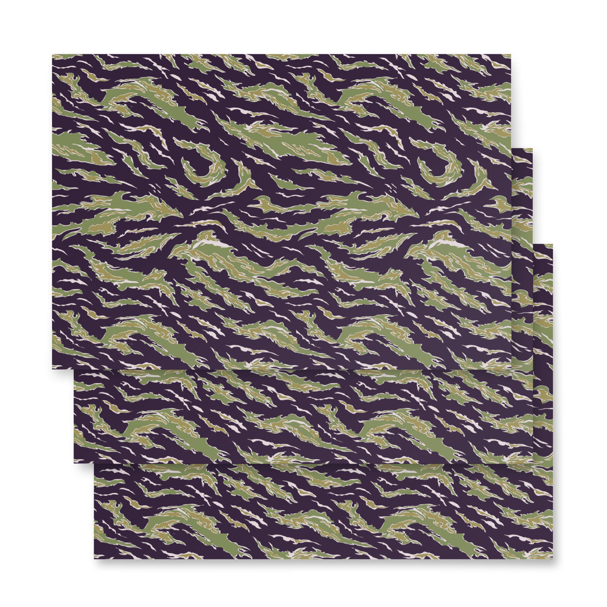 Tiger Strip Camo Wrapping Paper