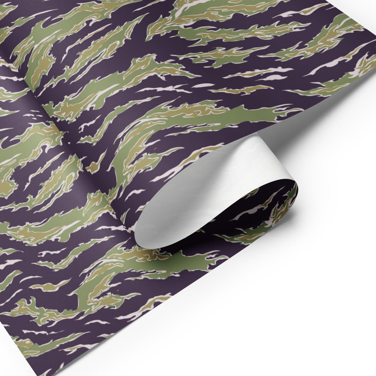 Tiger Strip Camo Wrapping Paper