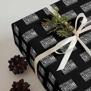 Politically Incorrect Warning Wrapping Paper