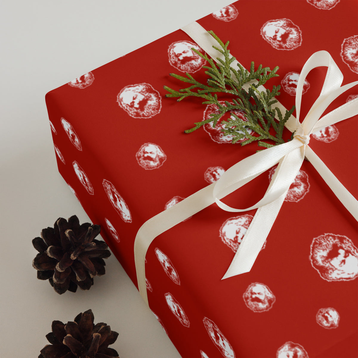 Not Santa Karl Marx Wrapping Paper