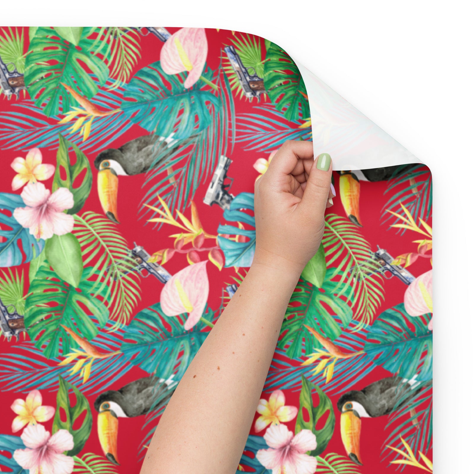 Hibiscus Bang Bang Hawaiian Wrapping Paper