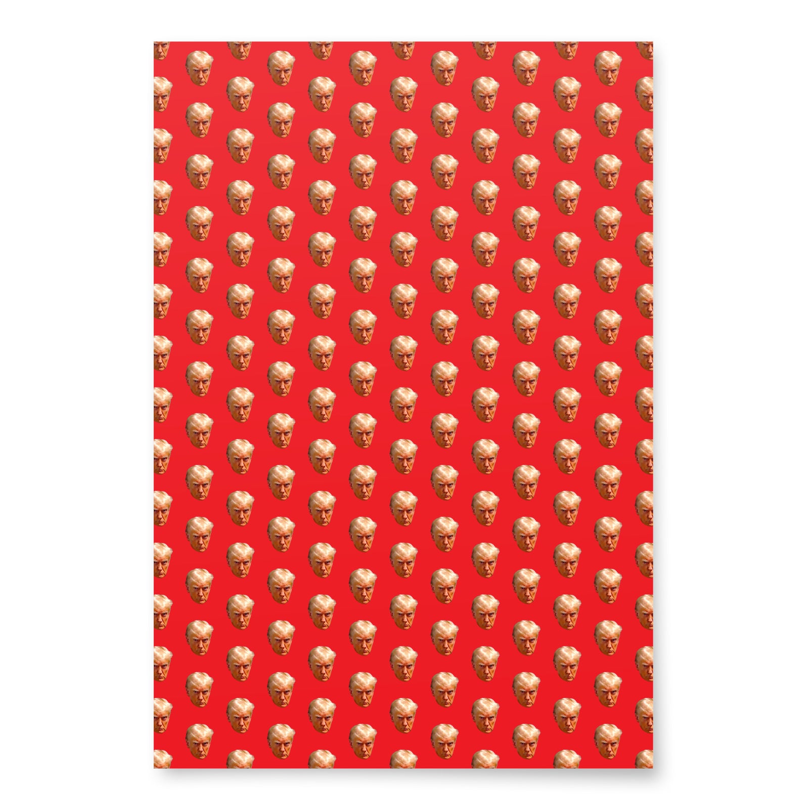 Trump Mugshot Wrapping Paper Sheets