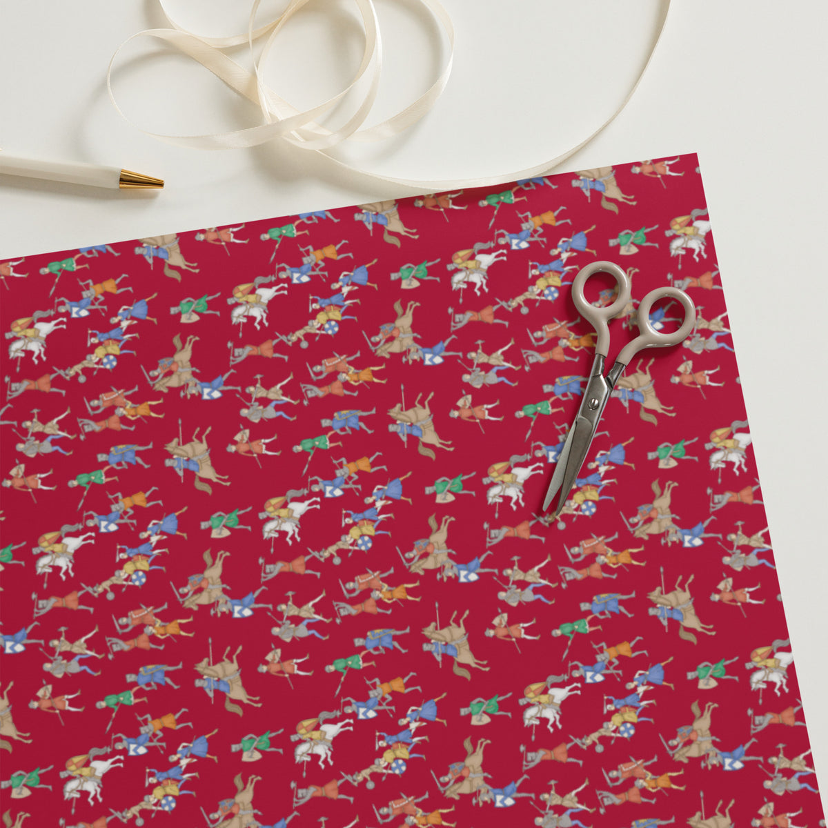 Medieval Battle Wrapping Paper