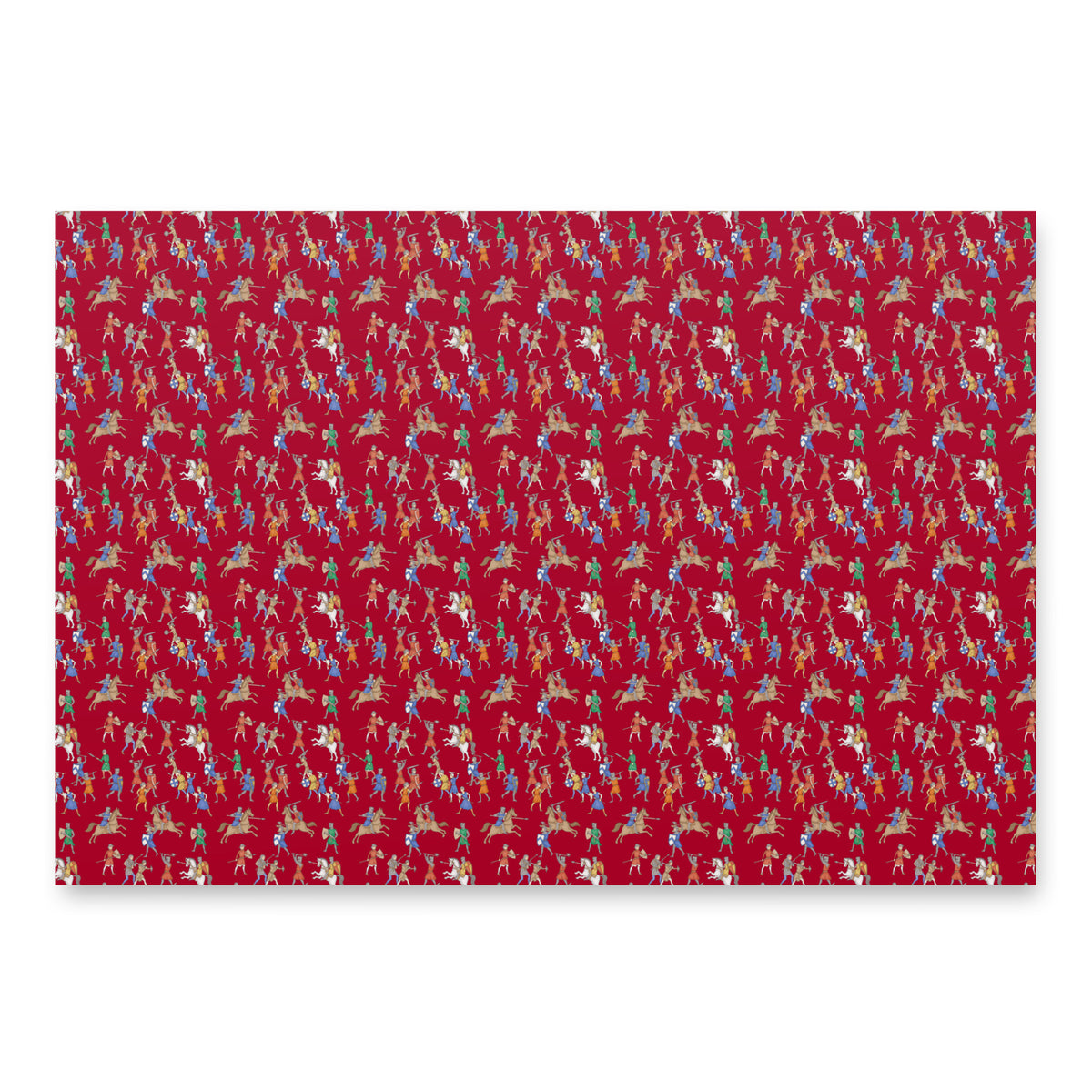 Medieval Battle Wrapping Paper