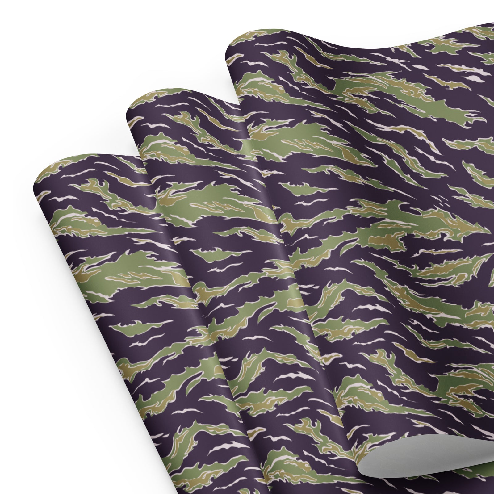 Tiger Strip Camo Wrapping Paper