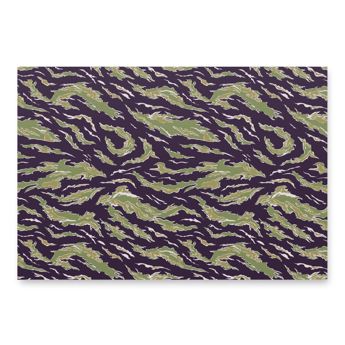 Tiger Strip Camo Wrapping Paper