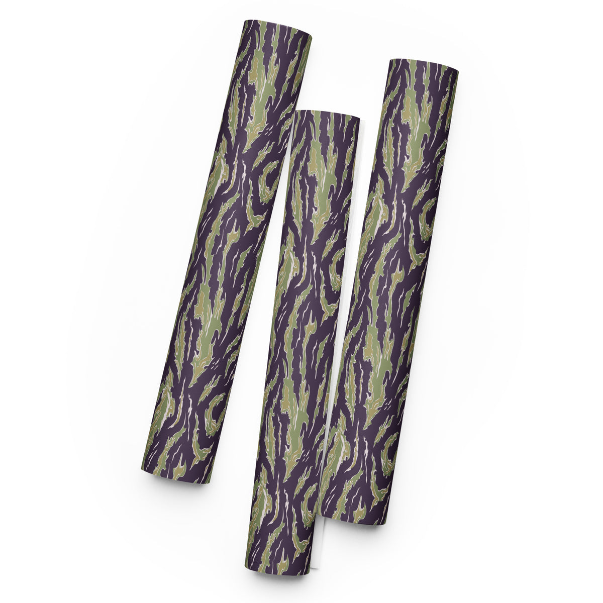 Tiger Strip Camo Wrapping Paper