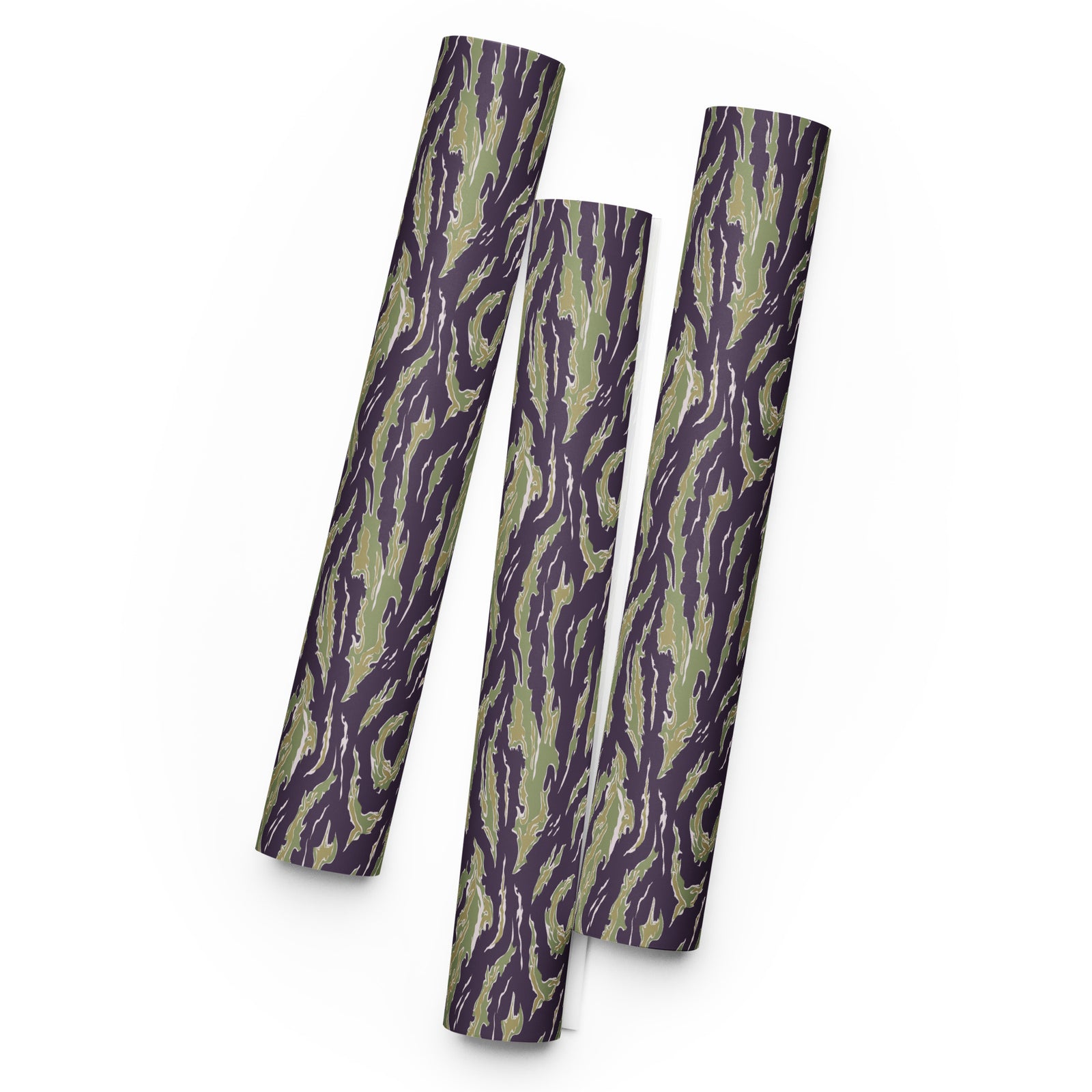 Tiger Strip Camo Wrapping Paper