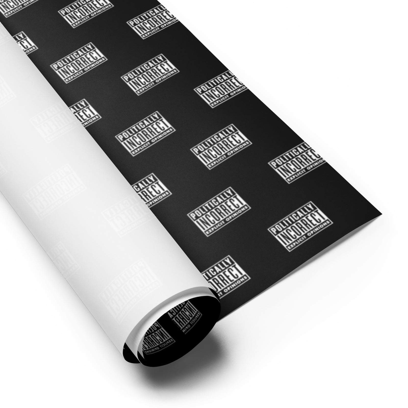 Politically Incorrect Warning Wrapping Paper