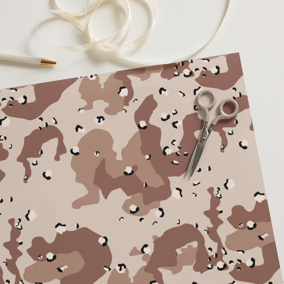 Desert DBDU Camo Wrapping paper sheets - Liberty Maniacs