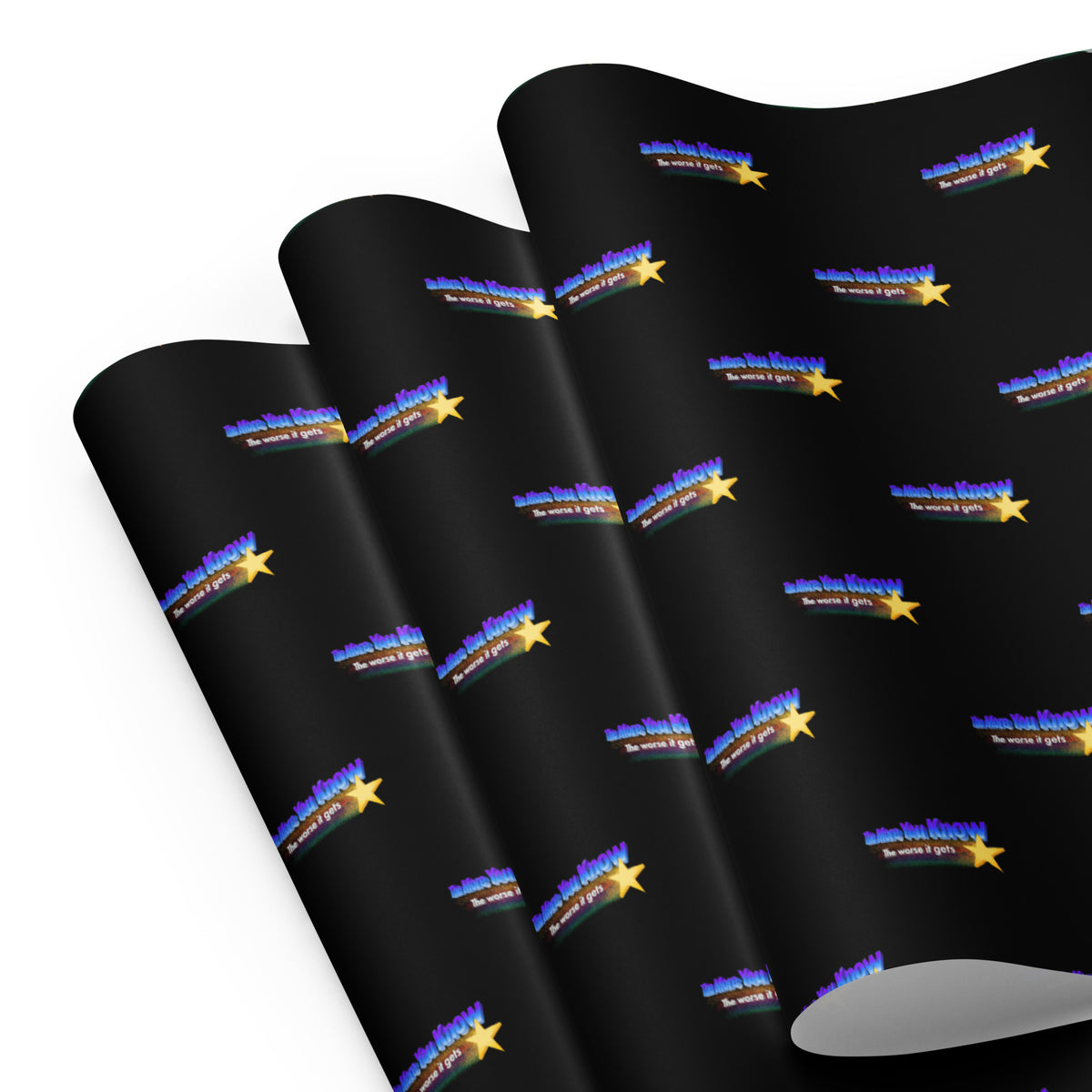 The More You Know the Worse It Gets Wrapping Paper