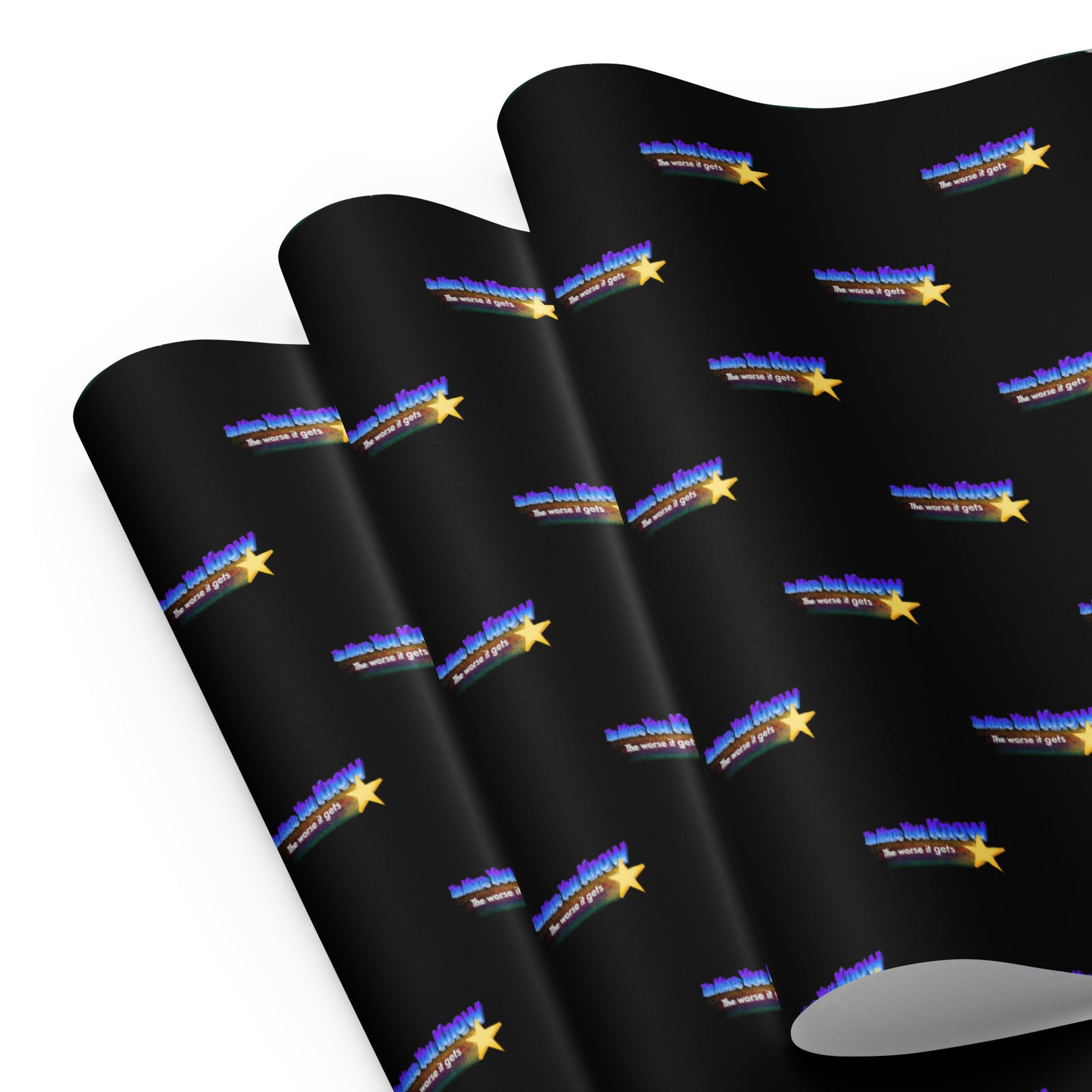 The More You Know the Worse It Gets Wrapping Paper