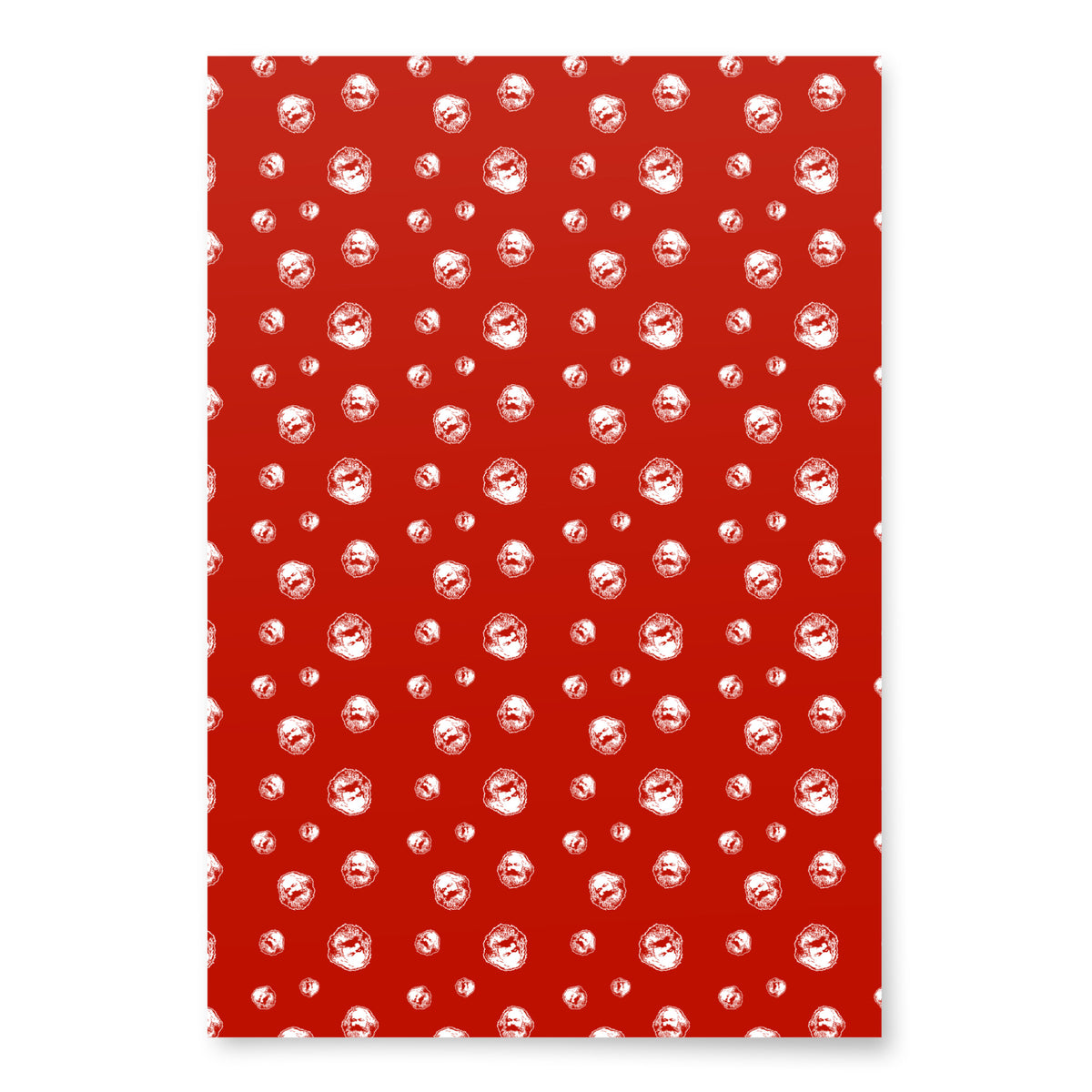 Not Santa Karl Marx Wrapping Paper