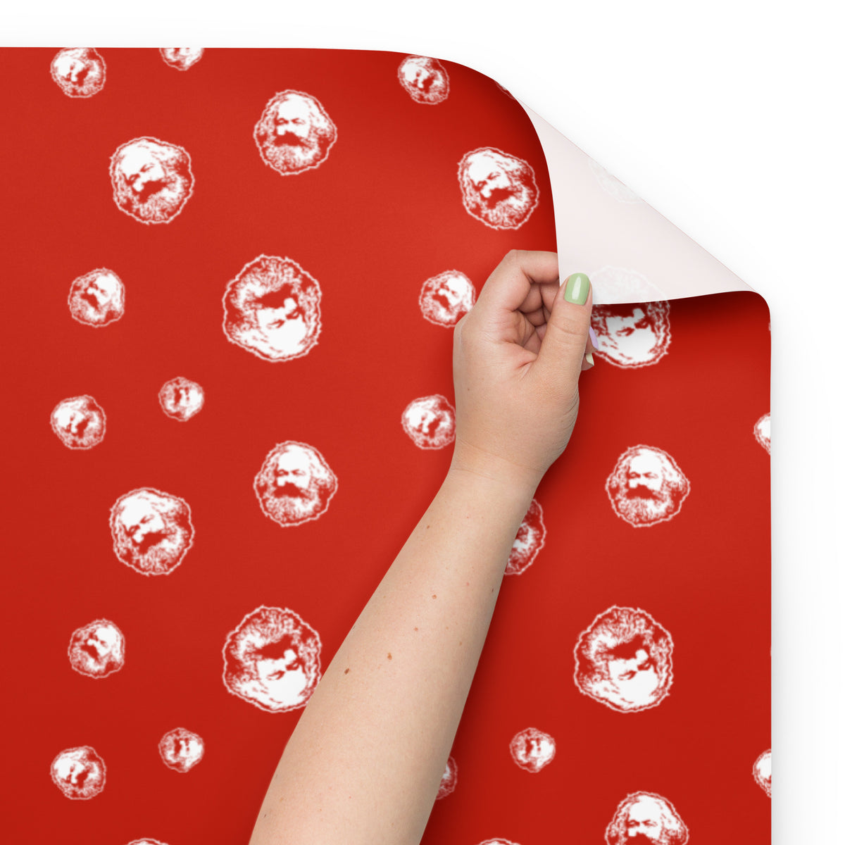 Not Santa Karl Marx Wrapping Paper