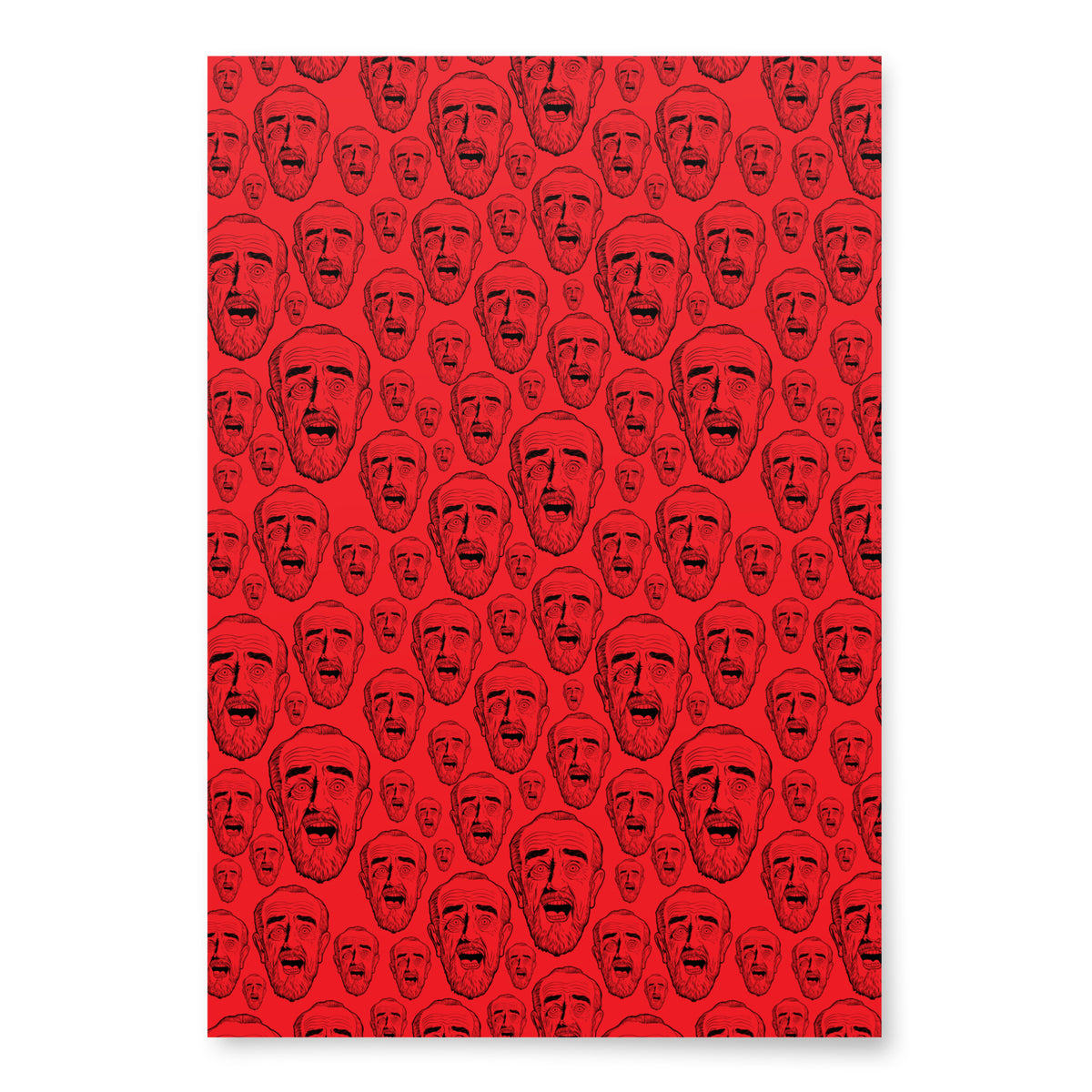 Carlin Laugh Wrapping Paper